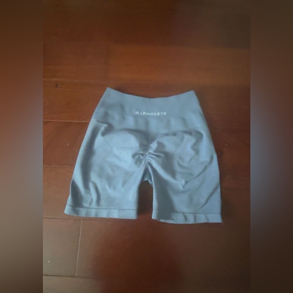ALPHALETE BLUE GREY SHORTS - Picture 1 of 3